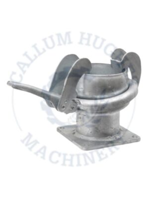 Bauer 6" Male 4 Bolt Flange