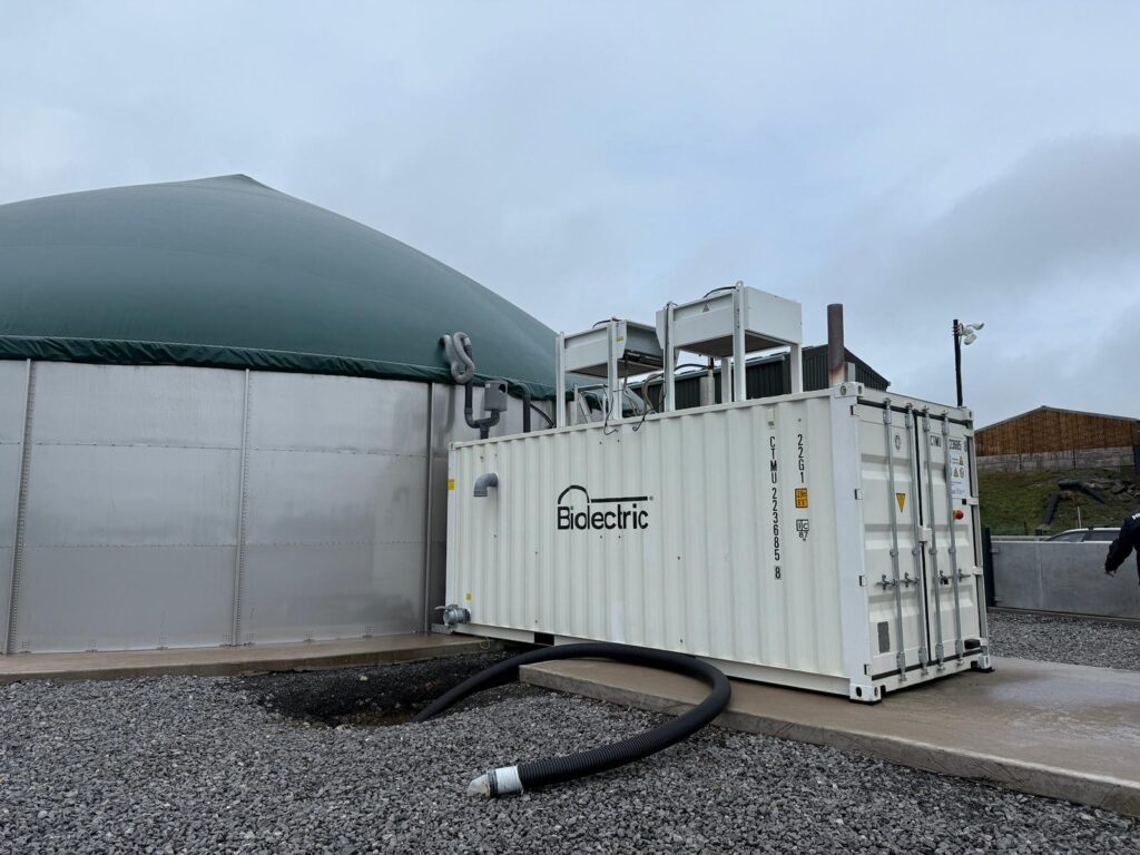 small-scale anaerobic digestion system on UK farm